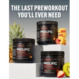Pescience - Prolific Pre-Workout Powder Raspberry Lemonade 9.88 Oz.