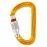 Petzl M39A SL NEW Sm\'D Ultra-Light Asymmetrical Carabiner, Screw-Lock, Yellow