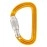Petzl M39A SL NEW Sm\'D Ultra-Light Asymmetrical Carabiner, Screw-Lock, Yellow