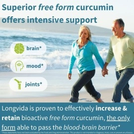 Igennus Longvida Lipidated Curcumin 500mg, Ultra Bioavailable & Sustained Action, 65x Higher Plasma Levels, Intensive Support, Free-Form Curcumin, Vegan, 30 Capsules,