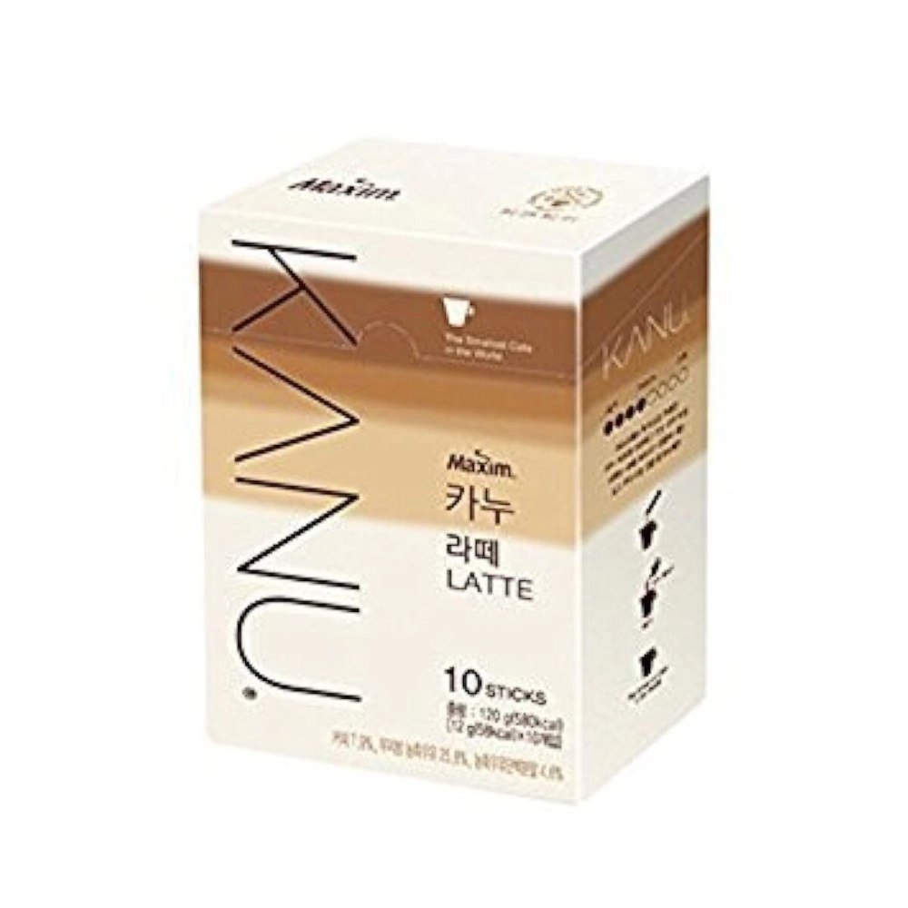 Kanu Maxim Latte 12g(58kcal) X 10pcs Instant Coffee