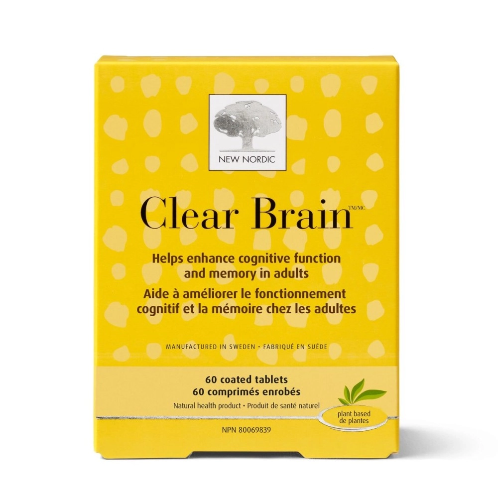 NEW NORDIC Clear Brain, 60 CT