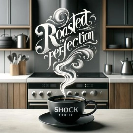 Shock Coffee Ground The Strongest Caffeinated All-Natural Coffee - 1 LB