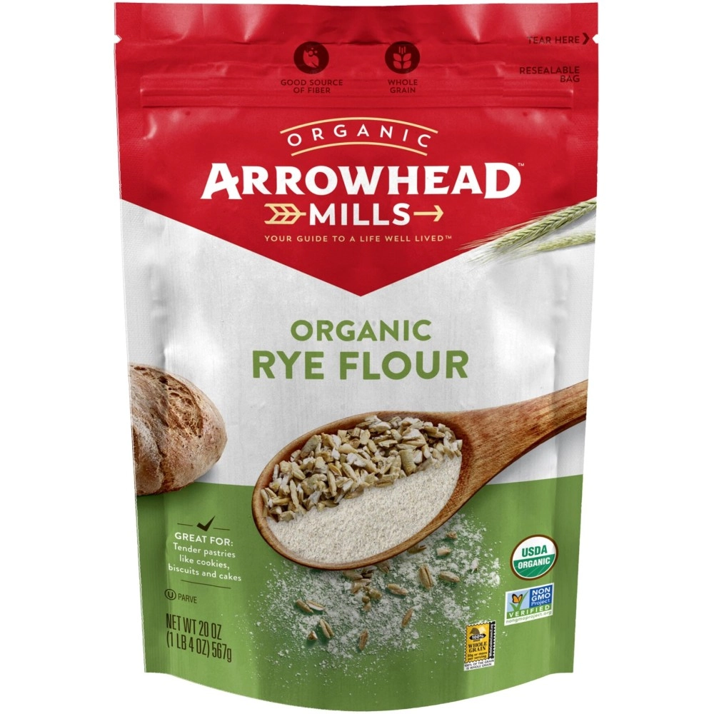 Arrowhead Mills Organic Rye Flour, 20oz (567 g)