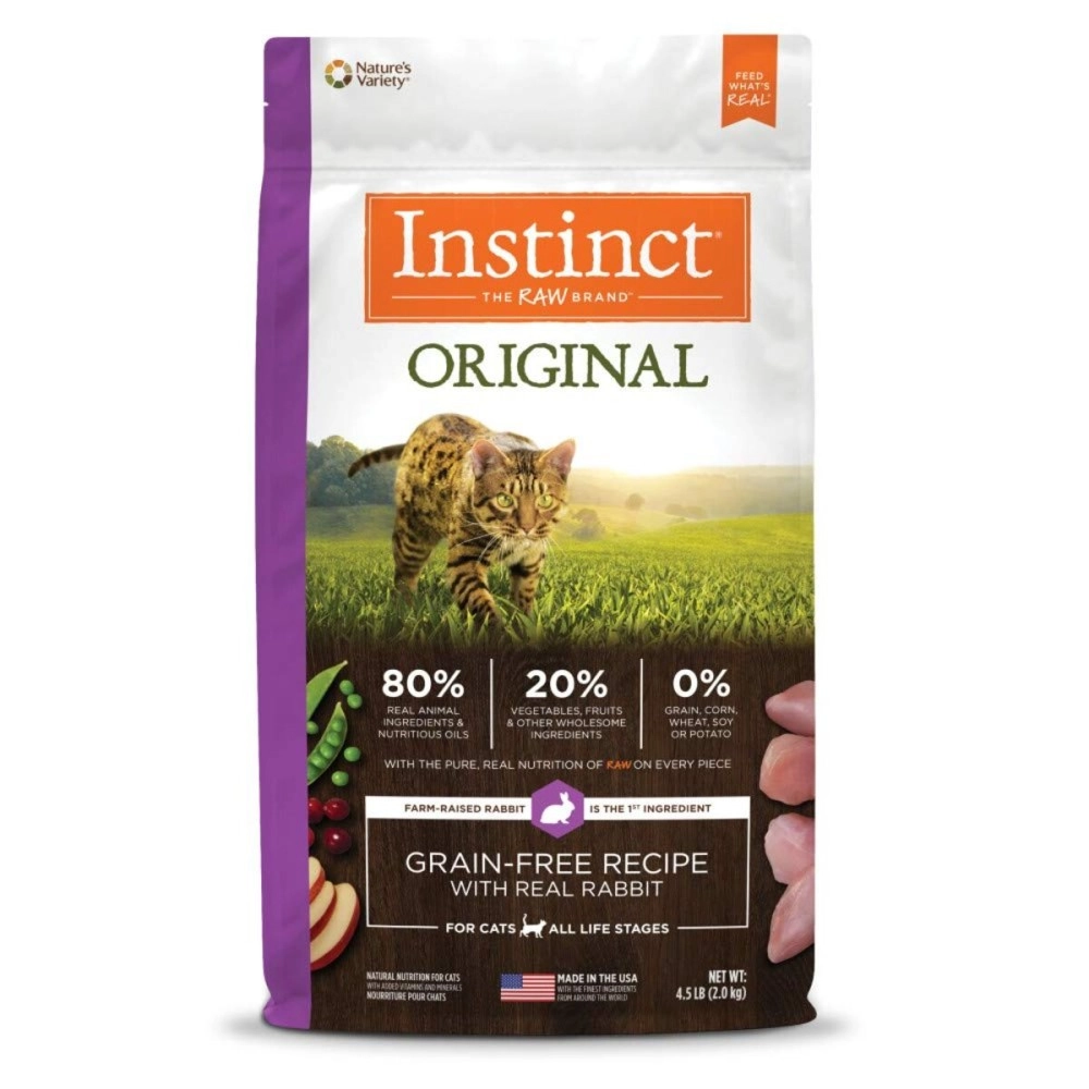 Instinct Original Grain Free Recipe Natural Dry Cat Food (Rabbit, 4.5)