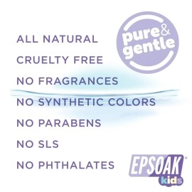 Epsoak Kids - Soak & Sleep Epsom Salt Bath Soak for Kids (2lb Bag - Pure & Gentle Formula with Lavender).