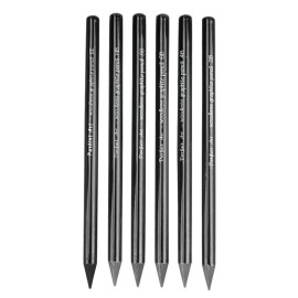 Moonlove 6pcs Woodless Pencil Set - Graphite Pencil HB 2B 4B 6B 8B EE for Drawing, Writing, Shading, Coloring, Soft Pencil No Wood, Gift for Artist, Hobbyist,Beginner
