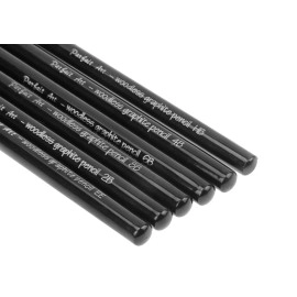 Moonlove 6pcs Woodless Pencil Set - Graphite Pencil HB 2B 4B 6B 8B EE for Drawing, Writing, Shading, Coloring, Soft Pencil No Wood, Gift for Artist, Hobbyist,Beginner