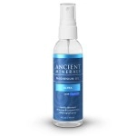 Ancient Minerals Magnesium Oil Ultra Spray with OptiMSM - Pure Genuine Zechstein Magnesium Chloride Supplement with MSM - Best Topical Skin Application for Dermal Absorption (4oz)