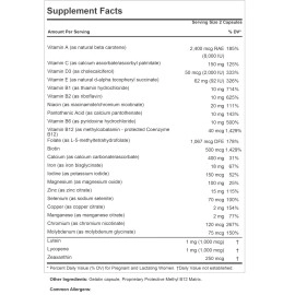 ANDREW LESSMAN Prenatal Essentials 60 Capsules - Complete Prenatal Multivitamin, No Dyes, No Additives, Gentle to Sensitive Stomachs. All Key Nutrients Required Before, During & After Pregnancy