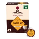 Don Francisco\'s Vanilla Nut Flavored Coffee - 24 K-Cup Compatible Single-Serve Pods - 100% Arabica, Smooth, Rich Flavor and Nutty Notes - Compatible with Keurig Brewers