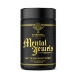 Ambrosia Mental Jewels (Capsules) - Cognitive Enhancer | Increase Memory, Communication Skills, Concentration & Focus | Alpha GPC, Choline, BaCognize | 120 Veggie Capsules (30 Day Supply)