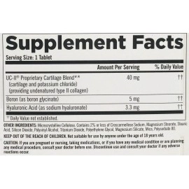 Kirkland Signature Kirkland Triple Action Joint Health Type Ii Collagen, Boron And Ha - 110 Count