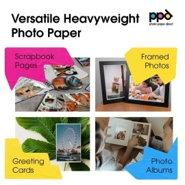PPD Inkjet Matte Double Sided Heavyweight Photo Quality Paper LTR 8.5 x 11 53lbs. 210gsm 9mil x 50 sheets (PPD045-50)