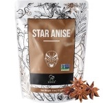 Soeos Star Anise Seeds (Anis Estrella), Whole Chinese Star Anise Pods, Dried Anise Star Spice, 4 oz.