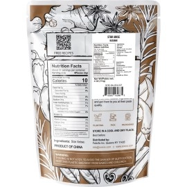 Soeos Star Anise Seeds (Anis Estrella), Whole Chinese Star Anise Pods, Dried Anise Star Spice, 4 oz.