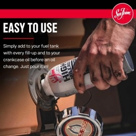 Sea Foam High Mileage Motor Treatment HM16, 16 oz, Pack of 1, Silver