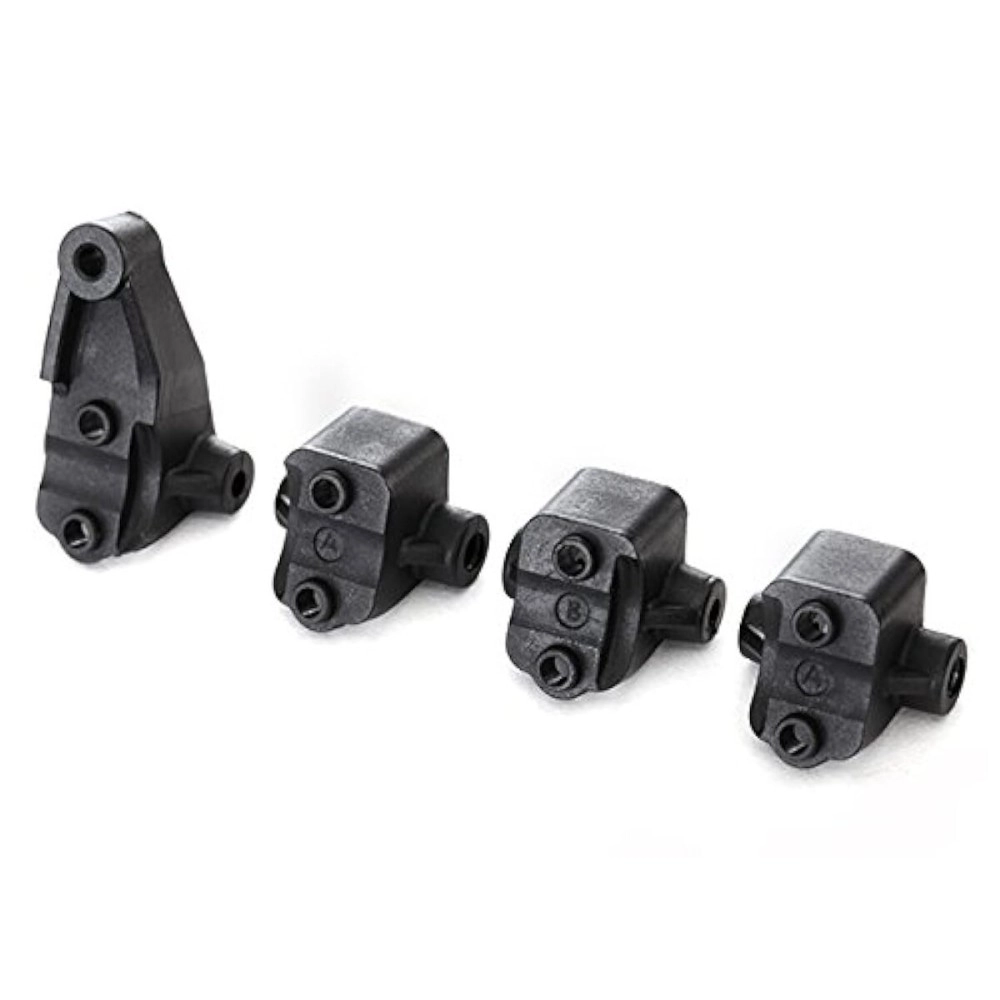 Traxxas Front & Rear Axle Mount Set, Black, Trx-4