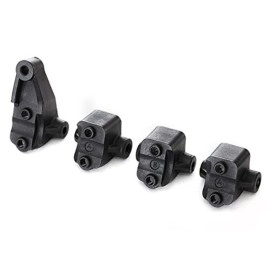 Traxxas Front & Rear Axle Mount Set, Black, Trx-4