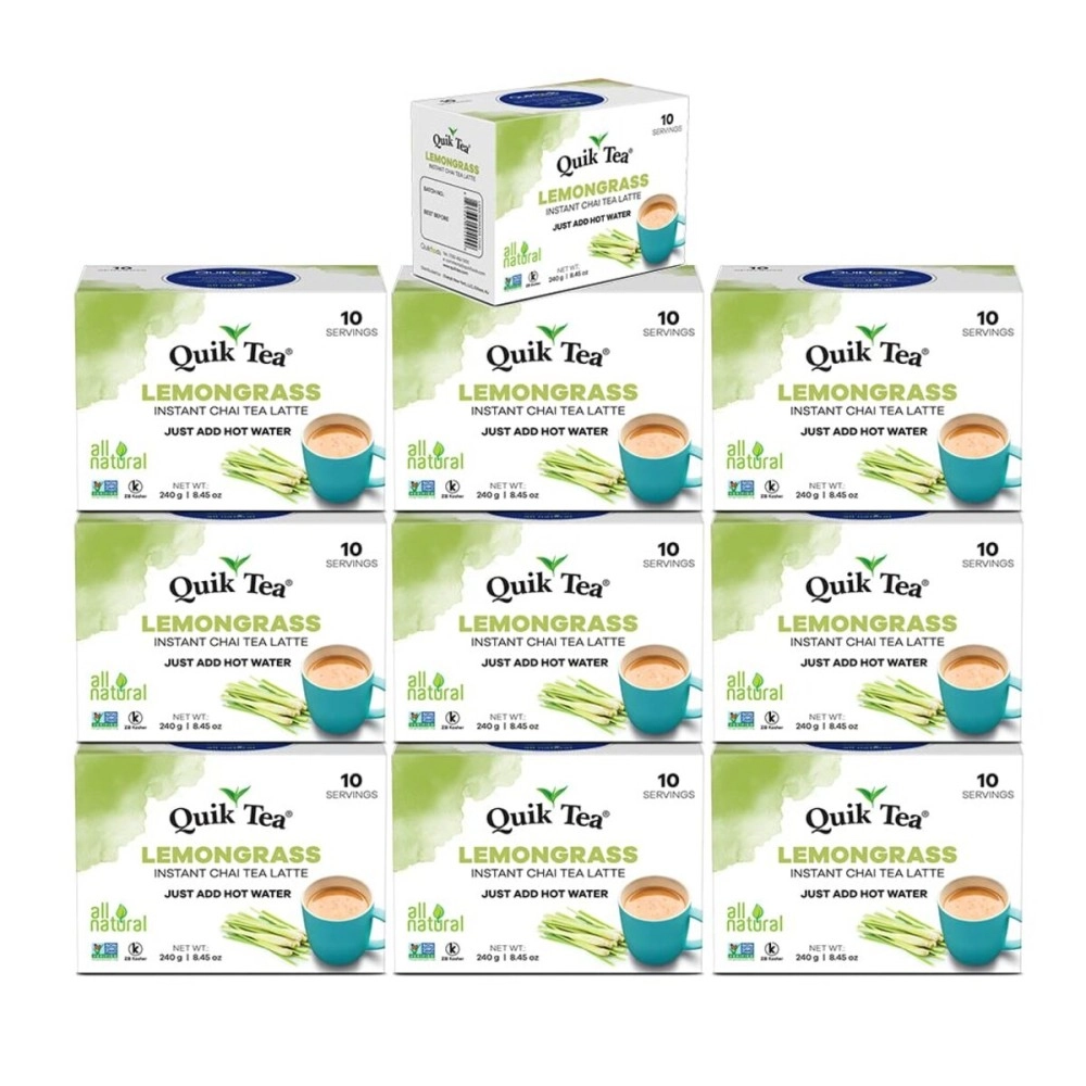 Quik Tea Chai Latte, Lemongrass, 100 Count, 2400 Gram