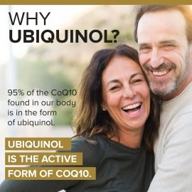 Qunol Ubiquinol CoQ10 100mg Softgels, Ubiquinol - Active form Of Coenzyme Q10, Antioxidant For Heart Health, Healthy Blood Pressure Levels, Beneficial To Statin Users, 4 Month Supply - 120 Count