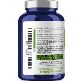 Jiaogulan 4100mg Per Caps 200 Veggie Capsule (Extract 10:1, Non-GMO & Gluten Free) Gynostemma Pentaphyllum AMPK Activator, Caffeine-Free Adaptogen Pills, Ginseng Root Powder Extract