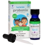 Probonix Humarian Advanced Probiotics for Kids - Extra-Strength 8-Strain Liquid Probiotic for Kids to Fortify Digestive Health and More - 90 Billion CFUs - 30-Day Supply - Tasty Grape Flavor