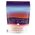 Murray River Gourmet salt flakes 1.76 oz Taster Bag of pure natural pink low sodium chef preferred finishing salt 100% natural and pure rich in minerals and enzymes.