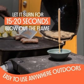 Murphy\'s Naturals Mosquito Incense Sticks | Deet-Free with Plant-Based Essential Oils | 2.5 Hour Protection | 12 Sticks Per Tube