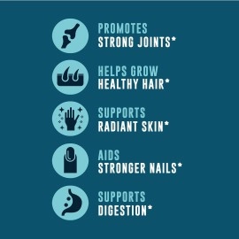 Left Coast Performance Organic, Grass-Fed Bone Broth Powder Capsules - Protein, Collagen Supplement. Supports Nails, Hair, Joints and Gut Health. : 180 Capsules