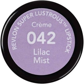 Revlon Super Lustrous Lipstick, High Impact Lipcolor with Moisturizing Creamy Formula, Infused with Vitamin E and Avocado Oil in Berries, Lilac Mist (042) 0.15 oz