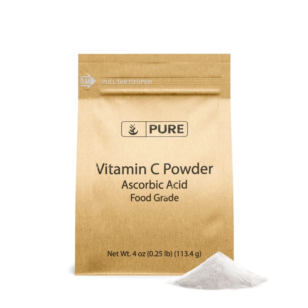 PURE ORIGINAL INGREDIENTS Vitamin C Powder (4 oz) Eco-Friendly Packaging, Ascorbic Acid, DIY Skin Care, Antioxidant*