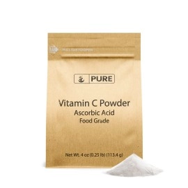 PURE ORIGINAL INGREDIENTS Vitamin C Powder (4 oz) Eco-Friendly Packaging, Ascorbic Acid, DIY Skin Care, Antioxidant*
