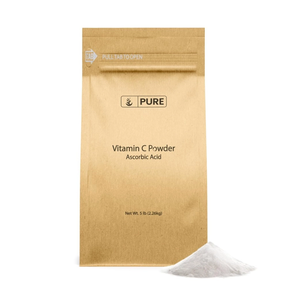Pure Original Ingredients Vitamin C Powder (5 lb) Ascorbic Acid, Non GMO, Dietary Supplement