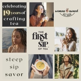 The Spice Hut English Breakfast Black Tea Bags, 16 Tea Bags, First Sip Of Tea