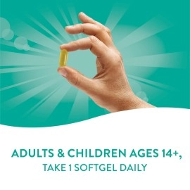 Nature\'s Way NutraVege Plant Based Omega-3, Heart Health and Eye and Brain Function*, 30 Vegan Softgels