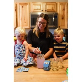 Dr. Price\'s Vitamins Cal-Mag Vites Calcium Magnesium Powder for Men and Women | K, D, Mineral Supplement | Natural Calming Stress Relief Drink | Strawberry-Lemon 30 Packets | , No Sugar Non-GMO