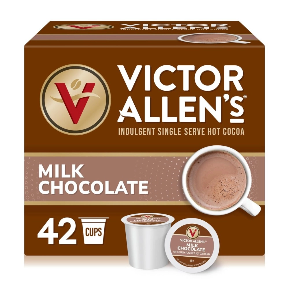Victor Allen Coffee, Milk Chocolate Hot Cocoa Single Serve K-Cup, 42 Count