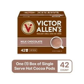 Victor Allen Coffee, Milk Chocolate Hot Cocoa Single Serve K-Cup, 42 Count