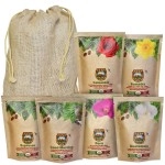 Sampler Variety Pack, Low Acid Organic Coffee Beans in Linen Gift Bag: Whole Bean, Mold-Free & Stomach Friendly, by Java Planet - Arabica Gourmet Coffee, 1.32 LBs of coffee packaged in six 3.2 oz bags
