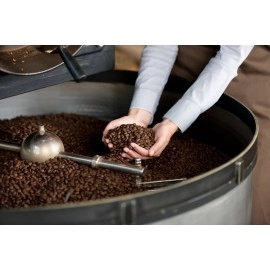 Sampler Variety Pack, Low Acid Organic Coffee Beans in Linen Gift Bag: Whole Bean, Mold-Free & Stomach Friendly, by Java Planet - Arabica Gourmet Coffee, 1.32 LBs of coffee packaged in six 3.2 oz bags