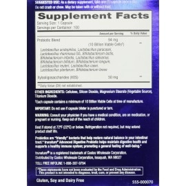 Trunature ADVANCED Digestive Probiotic with 12 Strains & 100 Capsules