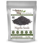 The Spice Way - Pure Nigella Seeds no preservatives, non GMO, no salt, just the black seed of the nigella (nigala) 2 oz