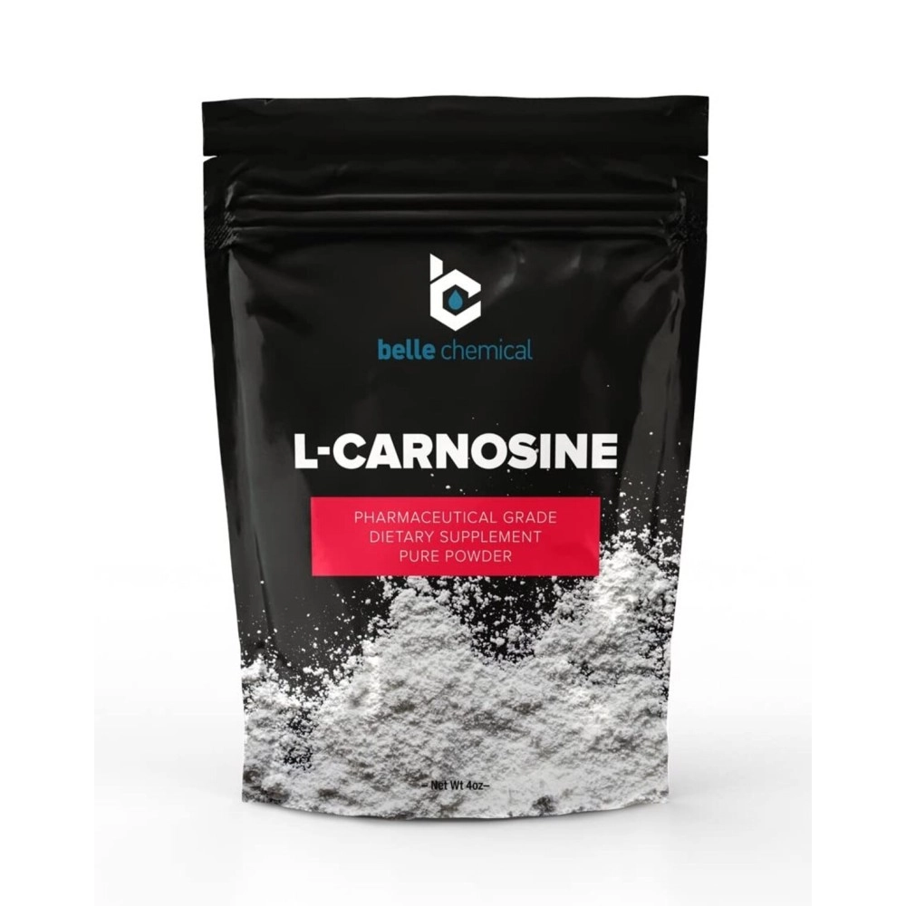 Belle Chemical Pure L-Carnosine Powder Pharmaceutical Grade for Anti-Ageing and Cognitive Health (120ml)