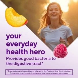 Vitafusion Probiotics Gummies for Men & Women, Raspberry, 70 Count