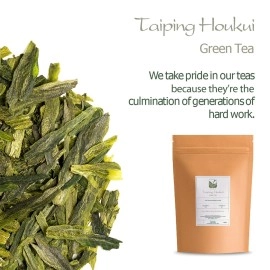 Valley of Tea Taiping Houkui Monkey Chief - Tai Ping Hou Kui Famous Green From China - Taiping Houkui Green Houkui Hou Kui Green Tai Ping Hou Kui China Monkey