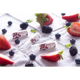 Woolzies 100% Natural Berry Lip Balm Chap Stick Set of 3 | Made with Bees Wax & Shea Butter