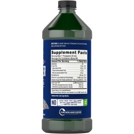 Carlyle Norwegian Cod Liver Oil | 16oz | Pack of 3 Bottles | Liquid Unflavored Fish Oil Supplement | Non-GMO, Gluten Free
