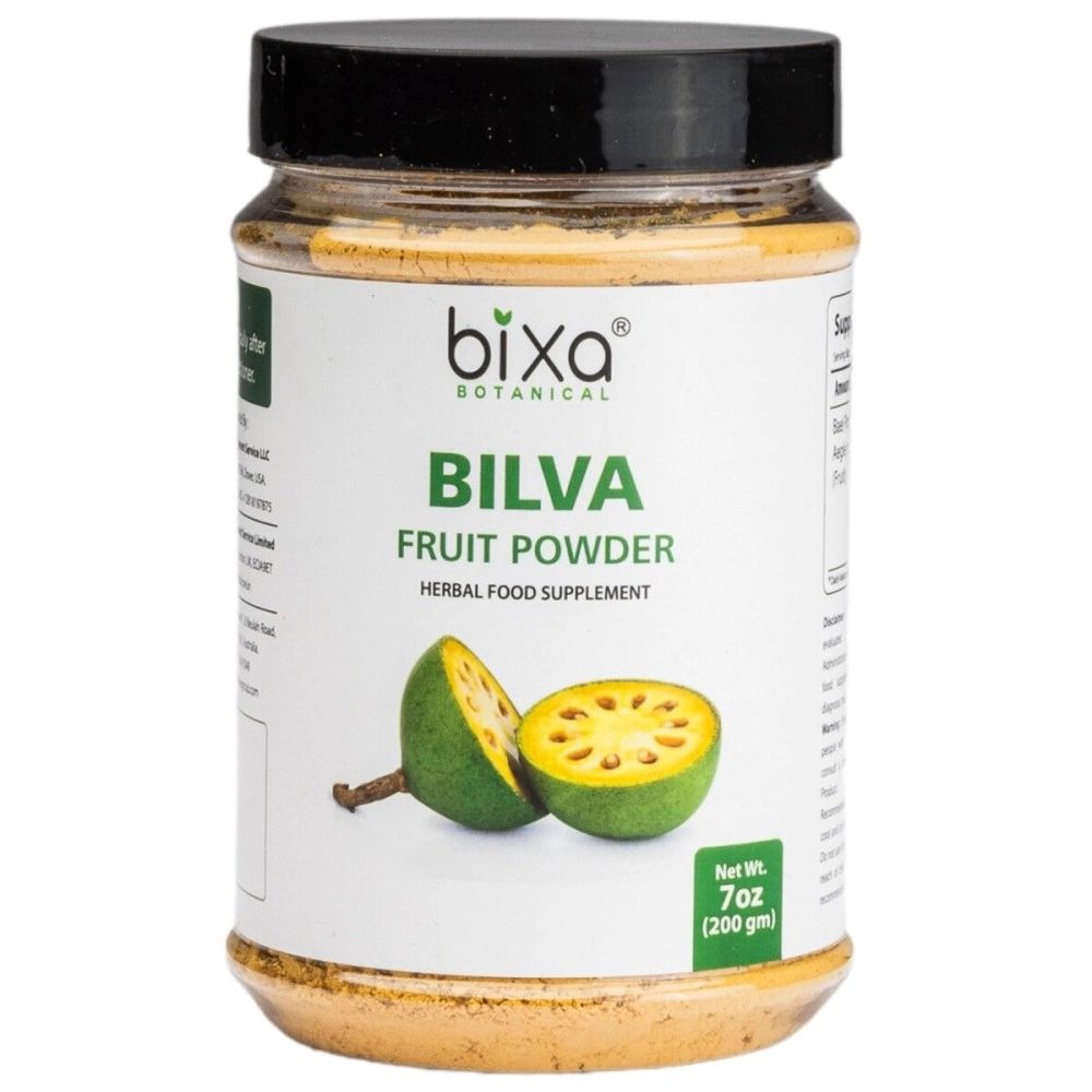 bixa BOTANICAL Bilva Fruit Powder (Aegle marmelos/Bael Fruit) | 7 Oz (200g) | Supports Healthy Bowel Functions | Wood Apple | Superfood | Natural