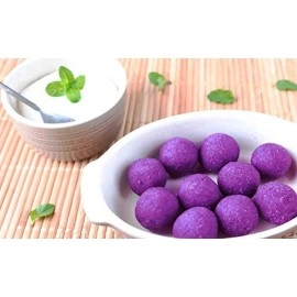 LattePowder Purple Sweet Potato Powder (Purple Yam, Ube) - 100% Natural - Delicious, Colour-changing Raw Sweet Potato Powder | Add To Cereal, Porridge, Yogurt, Smoothies | Net Weight: 75g